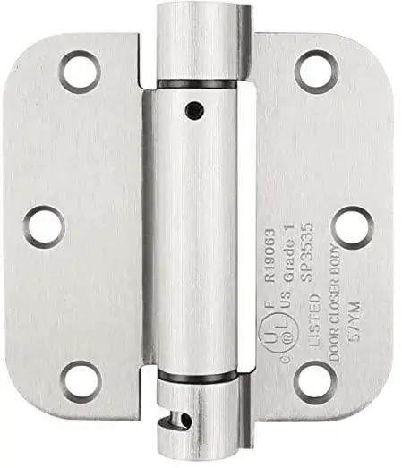 satin nickle door hinges