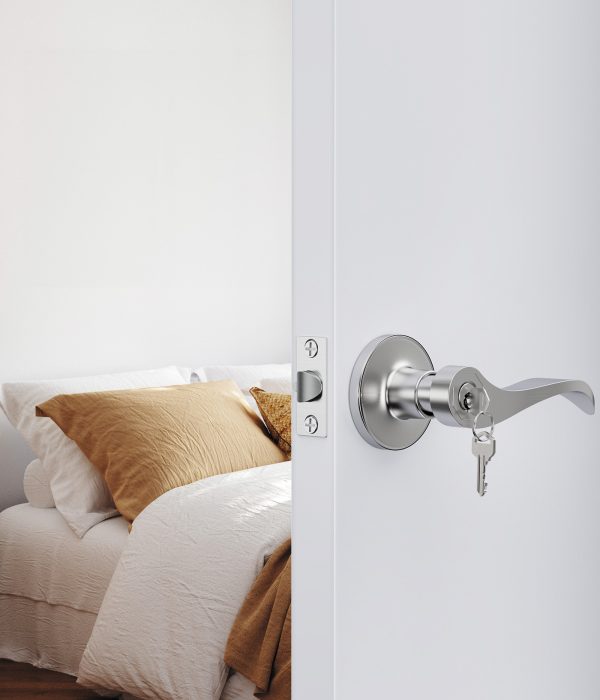 4" Brushed Nicke Hinges, Square " Radius Door Hinges - Image 2